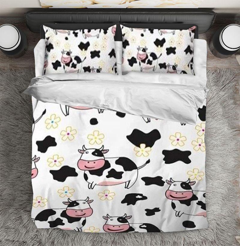 Cartoon Cow Duvet Bedding Quilt Farmer Country Girl Gift Idea Decr