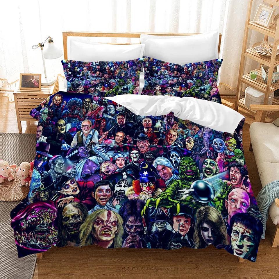 Halloween Michael Myers Horror Movie #6 Duvet Cover Quilt Cover Pillowcase Bedding Set Home Decor