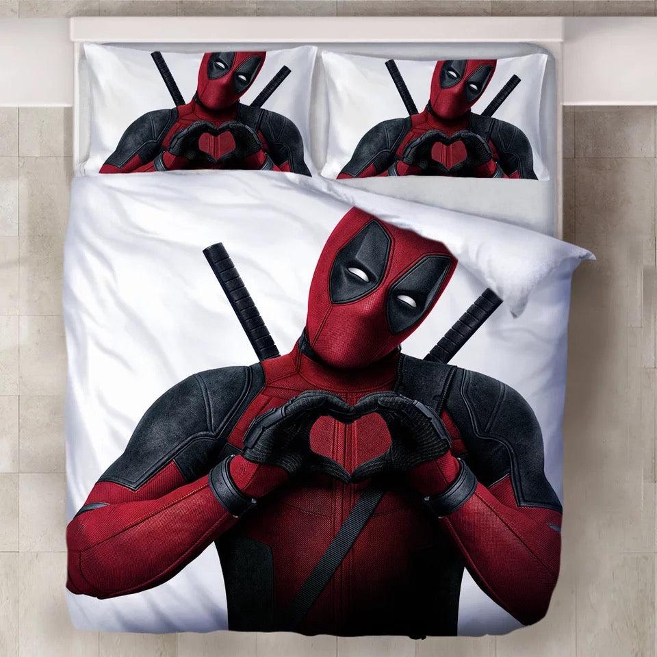 Deadpool X-Men #8 Duvet Cover Quilt Cover Pillowcase Bedding Set Home Decor