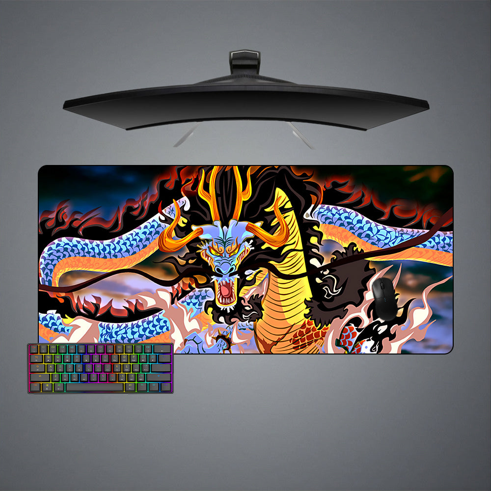 Allleftout One Piece Dragon Design M-Xxl Size Gaming Mouse Pad, Computer Desk Mat