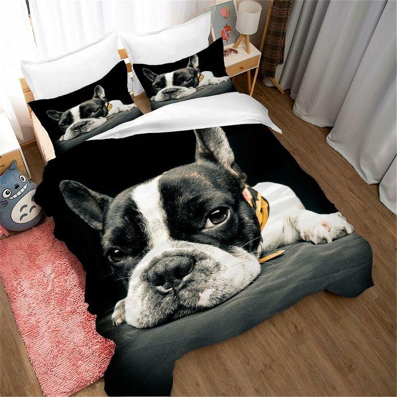 French Bulldog Pet Dog Bedding Set French Bulldog Dog Fans Home Decor