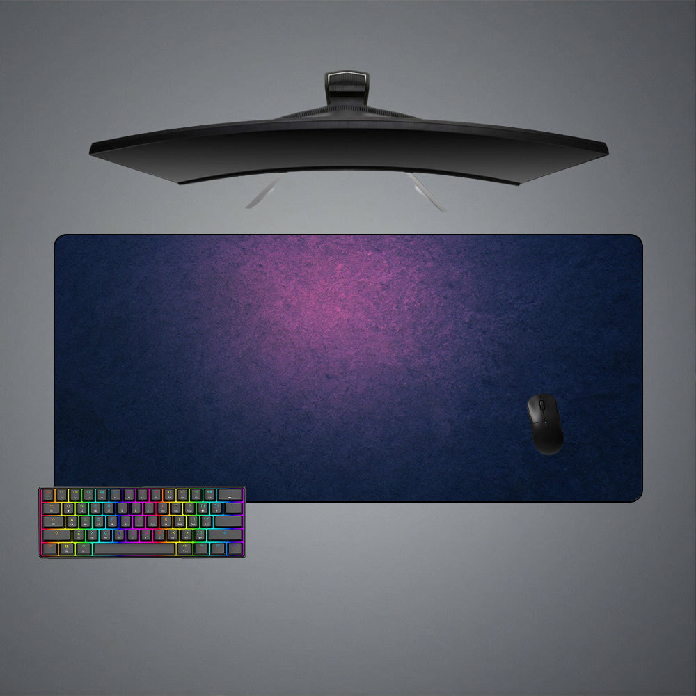 Allleftout Blue, Purple Gradient Design M-Xxl Size Gaming Mouse Pad, Computer Desk Mat