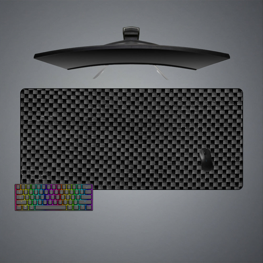 Allleftout Carbon Fiber Design M-Xxl Size Gaming Mouse Pad, Computer Desk Mat