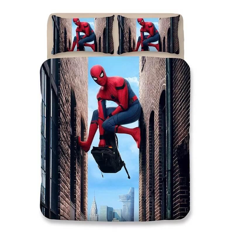 Spider Man Far From Home Peter Parker #2 Duvet Cover Quilt Cover Pillowcase Bedding Set