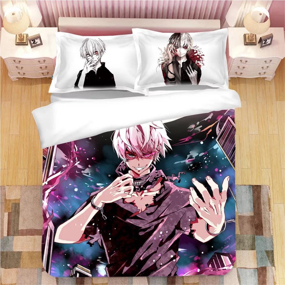Tokyo Ghoul Kaneki Ken #5 Duvet Cover Quilt Cover Pillowcase Bedding Set