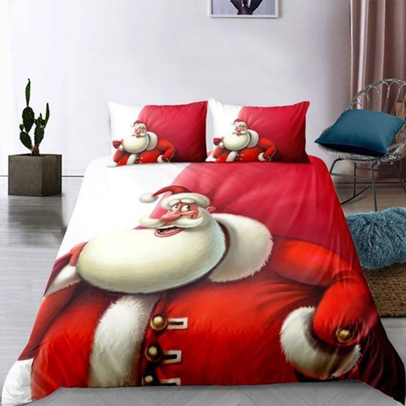 Christmas Bedding Set Santa Clau Duvet Cover Santa Merry Christmas Gift