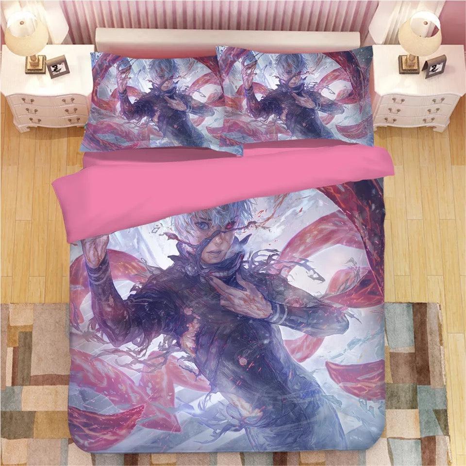 Tokyo Ghoul Kaneki Ken #8 Duvet Cover Quilt Cover Pillowcase Bedding Set