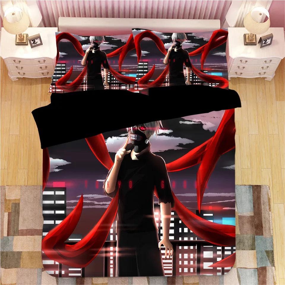 Tokyo Ghoul Kaneki Ken #4 Duvet Cover Quilt Cover Pillowcase Bedding Set