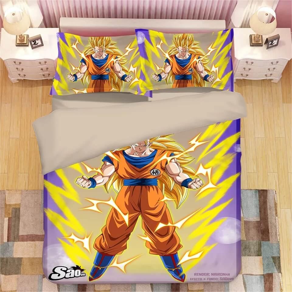 Dragon Ball Z Son Goku #10 Duvet Cover Quilt Cover Pillowcase Bedding Set