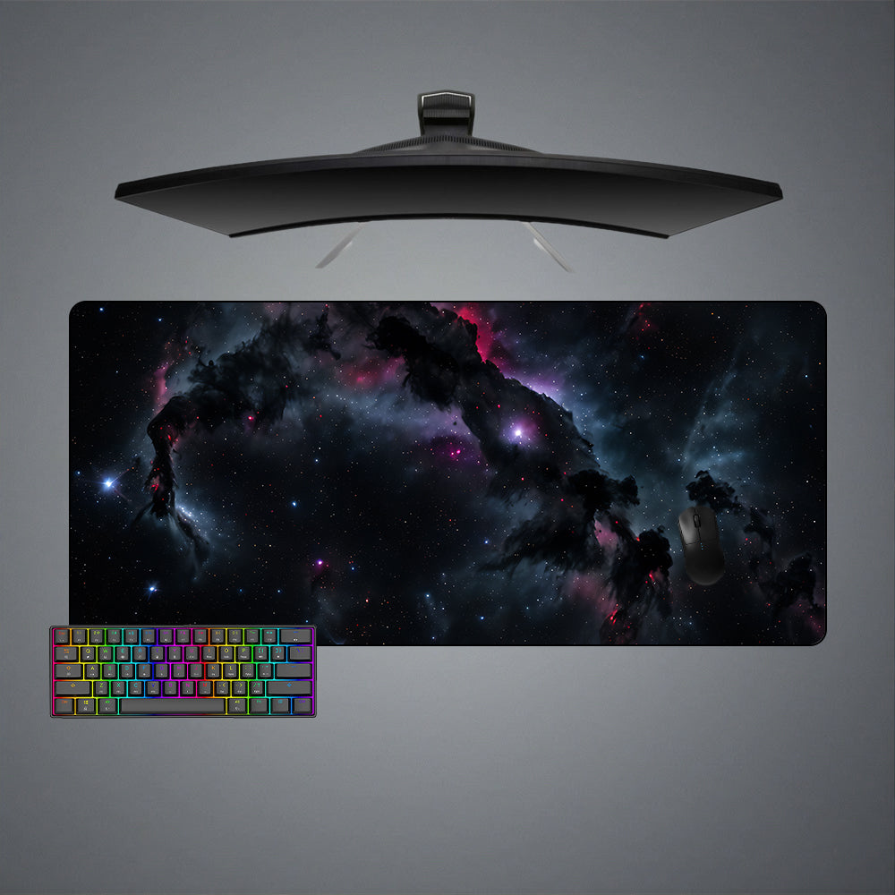 Allleftout Dark Cloudy Nebula Design M-Xxl Size Gaming Mouse Pad, Computer Desk Mat