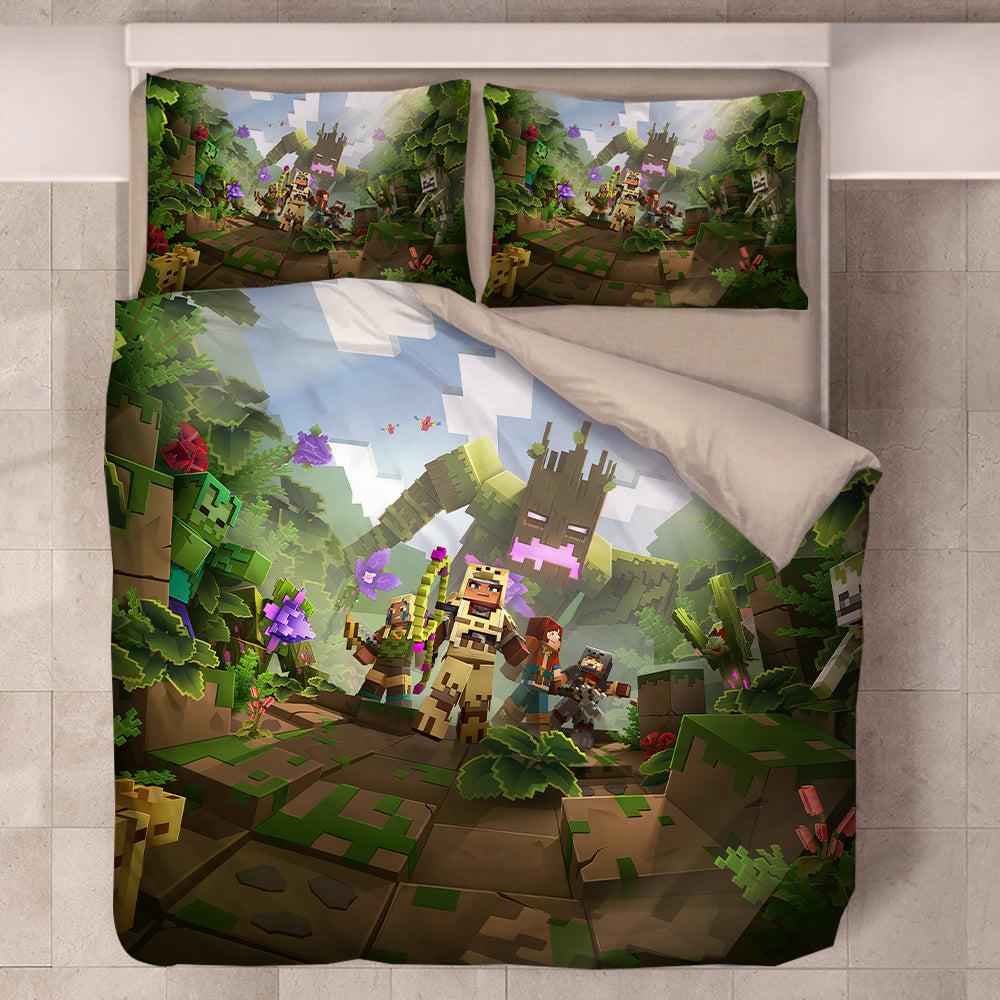 Minecraft #45 Duvet Cover Quilt Cover Pillowcase Bedding Set Home Decor