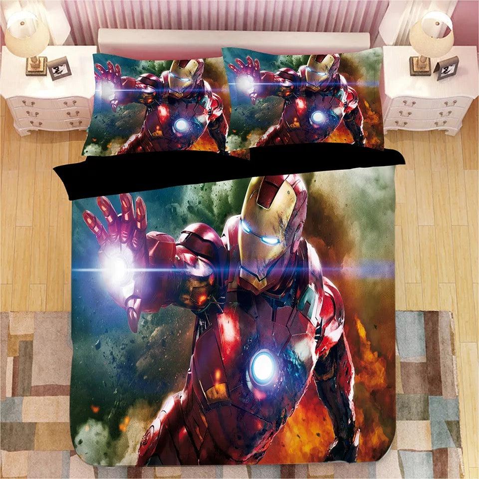 Iron Man Tony Stark #10 Duvet Cover Bedding Set Pillowcase