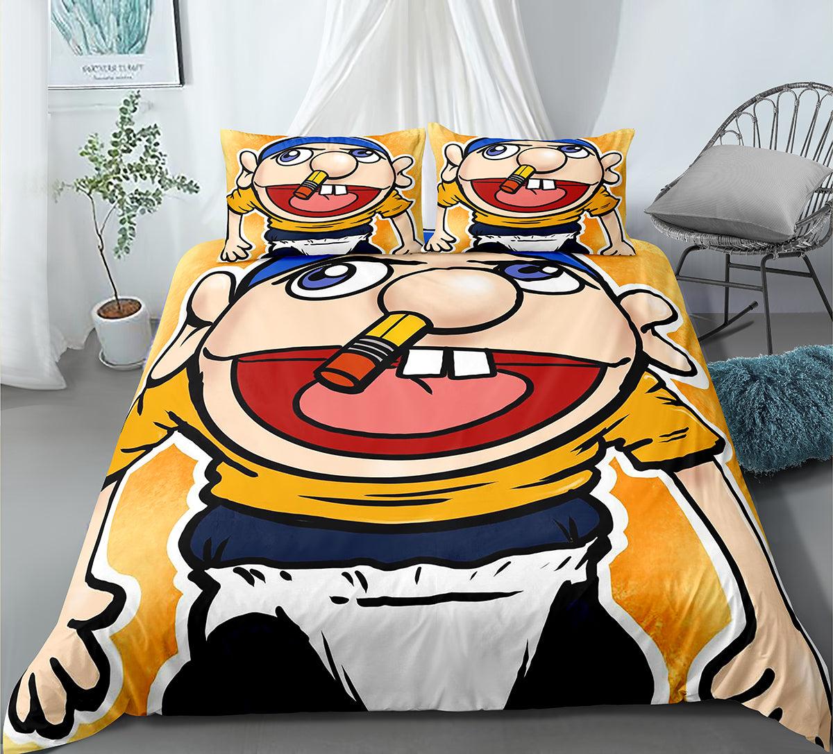 Jeffy #1 Duvet Cover Quilt Cover Pillowcase Bedding Set Home Decor