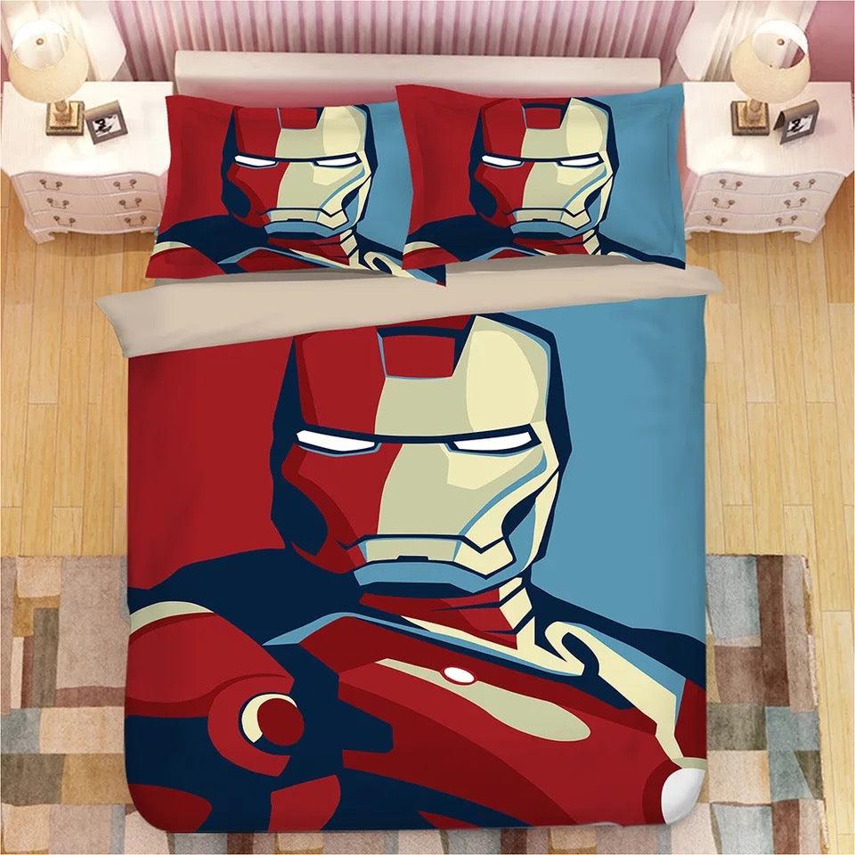 Iron Man Tony Stark #11 Duvet Cover Bedding Set Pillowcase
