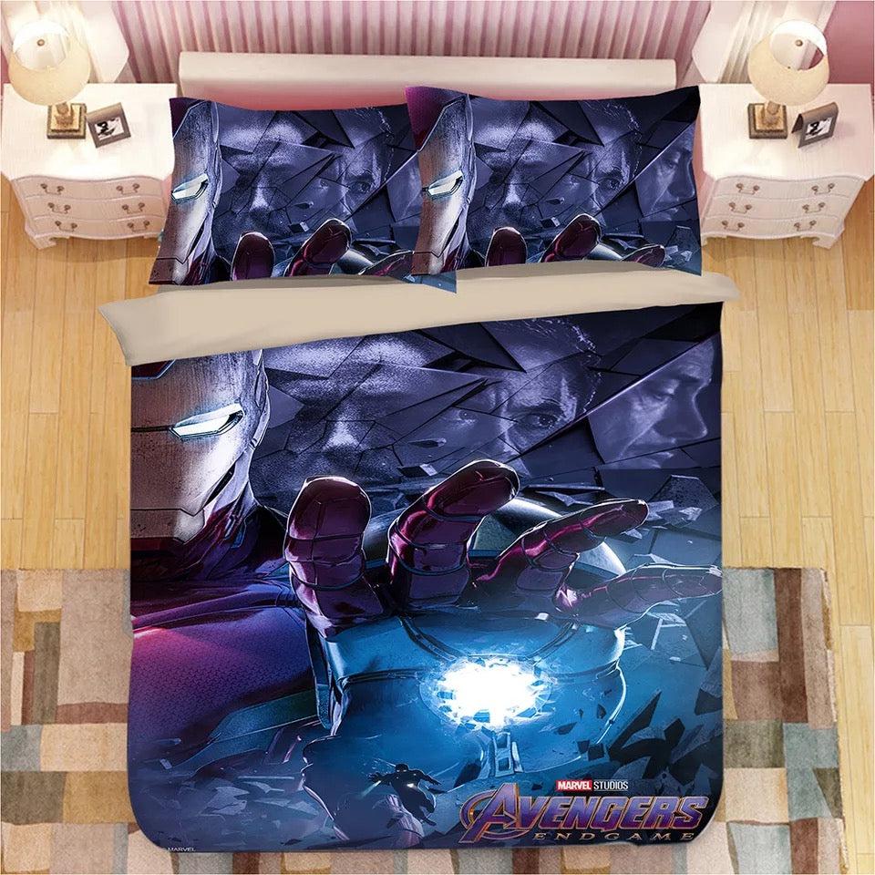 Iron Man Tony Stark #5 Duvet Cover Bedding Set Pillowcase