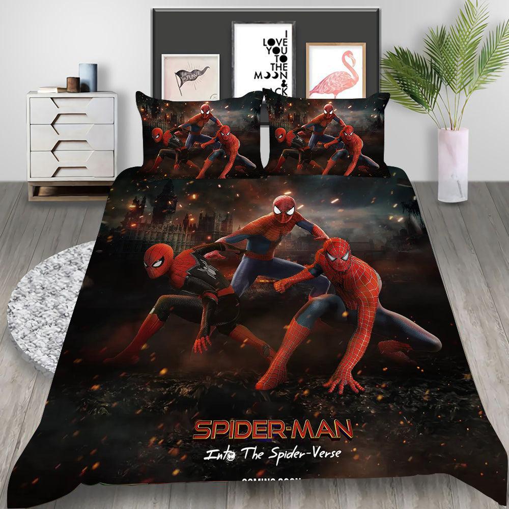 Spider-Man No Way Home #2 Duvet Cover Quilt Cover Pillowcase Bedding Set for Kids Adults