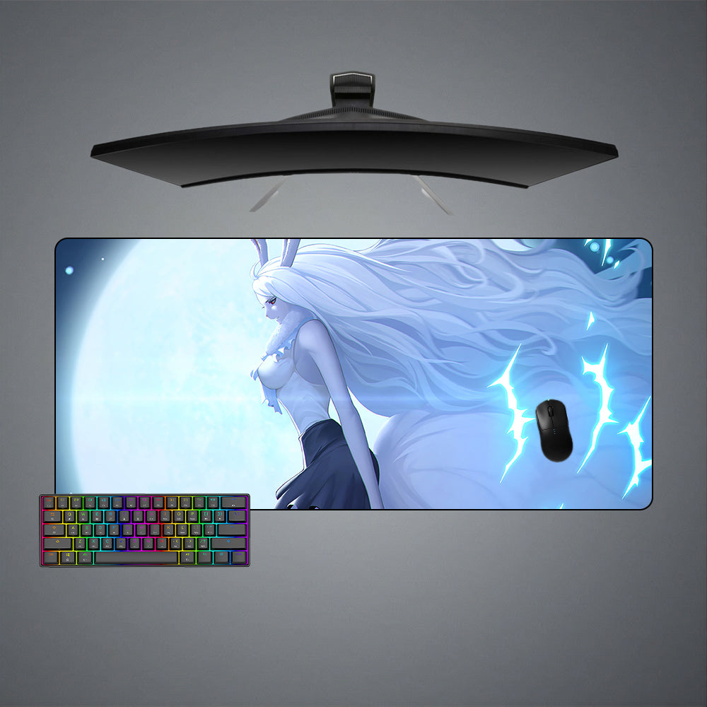 Allleftout One Piece Carrot Moon Design M-Xxl Size Gaming Mouse Pad, Computer Desk Mat