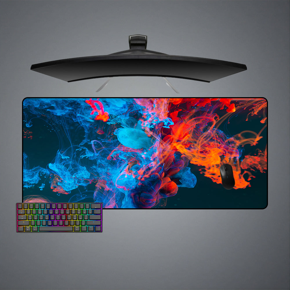 Allleftout Smoke Splash Abstract Art Design M-Xxl Size Gaming Mouse Pad, Computer Desk Mat