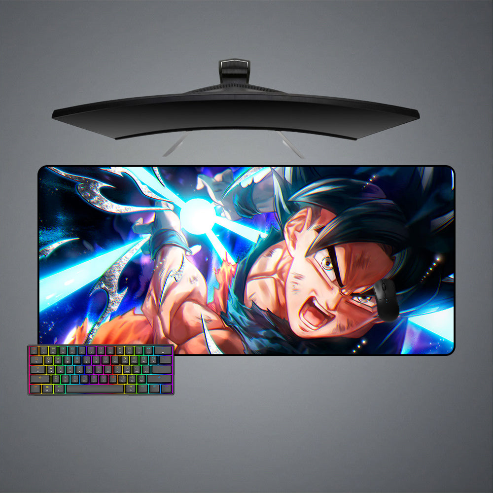 Allleftout Goku Attacks Design M-Xxl Size Gaming Mouse Pad, Computer Desk Mat