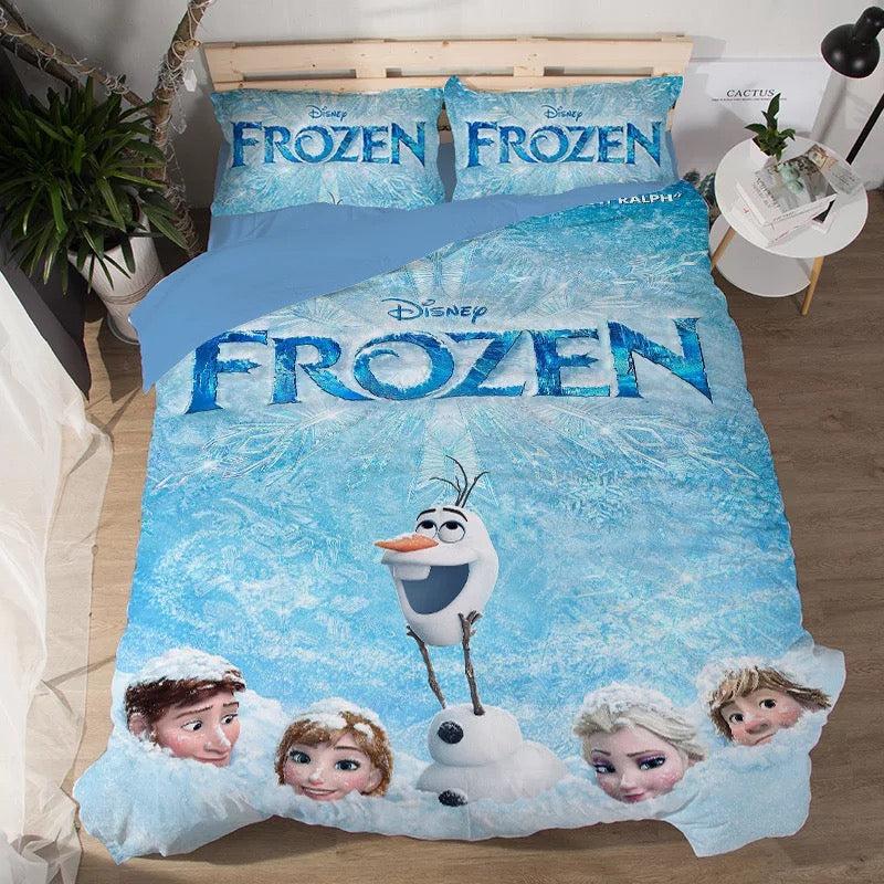 Frozen Anna Elsa Princess #3 Duvet Cover Quilt Cover Pillowcase Bedding Set