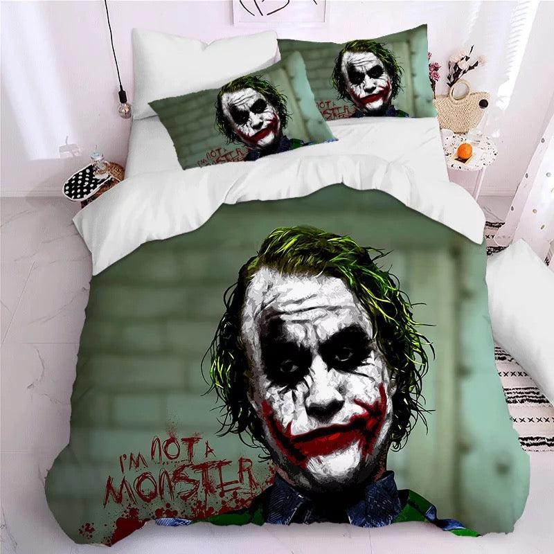Joker Arthur Fleck Clown #3 Duvet Cover Quilt Cover Pillowcase Bedding Set