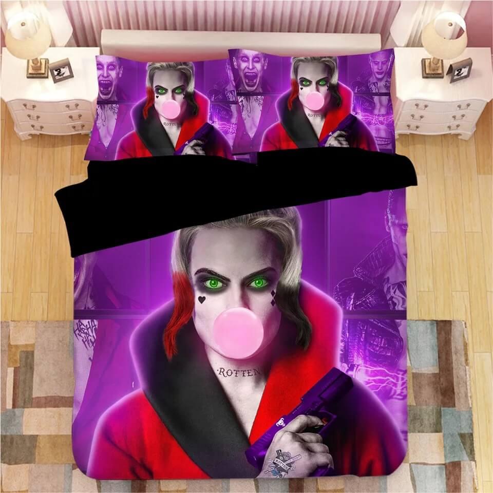 Dc Harley Quinn #13 Duvet Cover Quilt Cover Pillowcase Bedding Set Bed