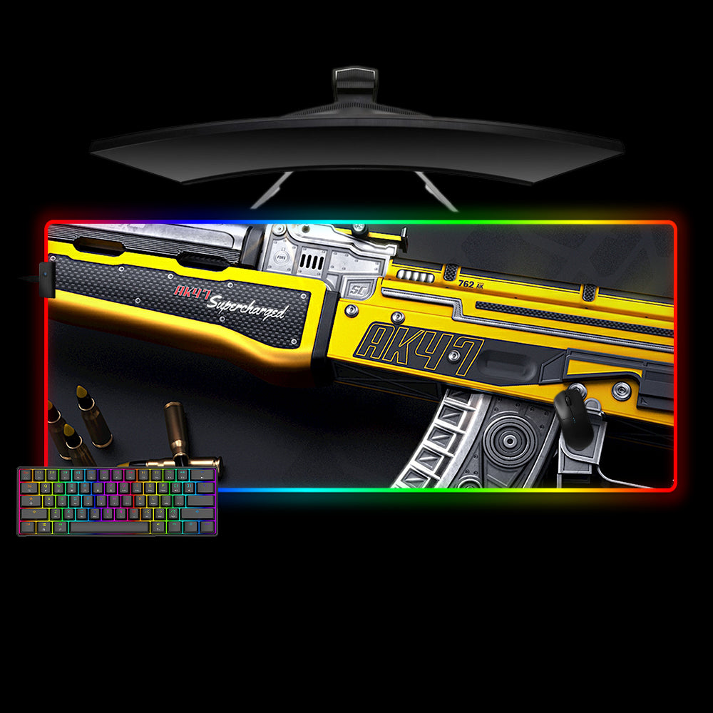 Allleftout Counter Strike Fuel Injector Design M-Xxl Size Rgb Gaming Mouse Pad, Computer Desk Mat