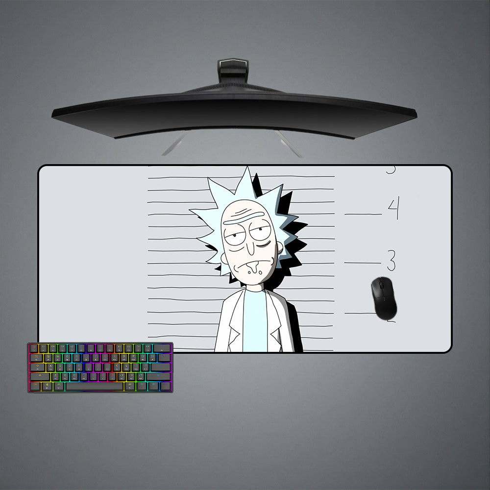 Allleftout Rick Sanchez Design Gaming Mouse Pad, Computer Desk Mat