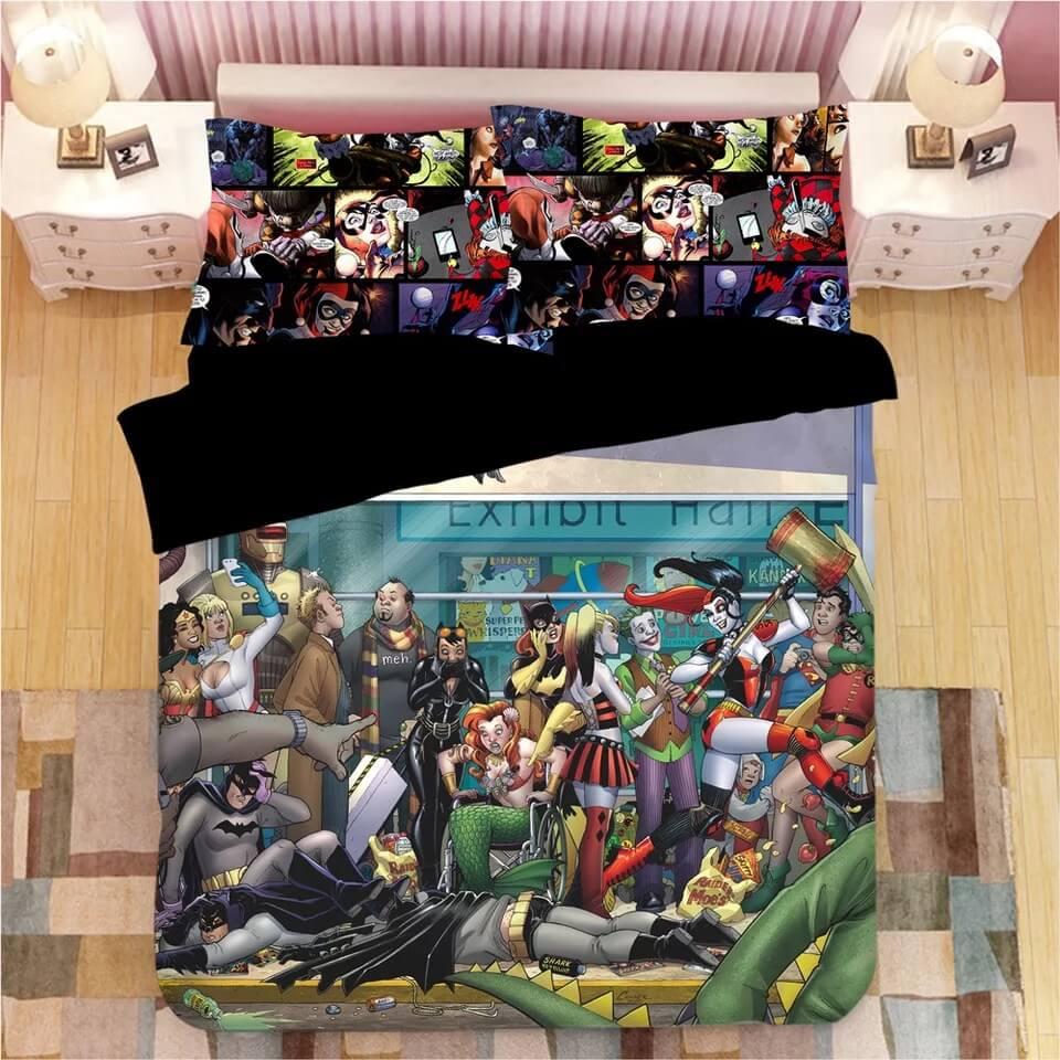Dc Harley Quinn #12 Duvet Cover Quilt Cover Pillowcase Bedding Set Bed