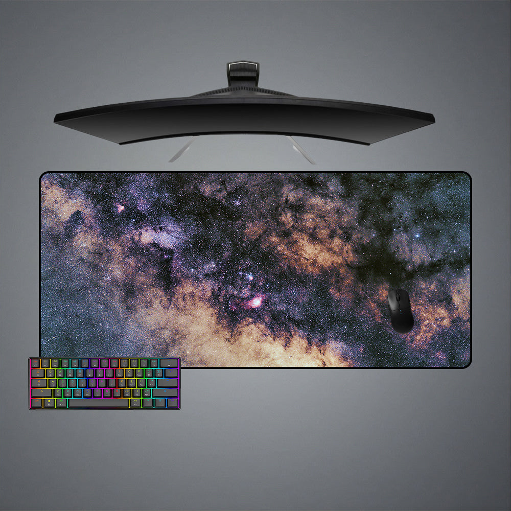 Allleftout Lagoon Nebula Space Design M-Xxl Size Gaming Mouse Pad, Computer Desk Mat