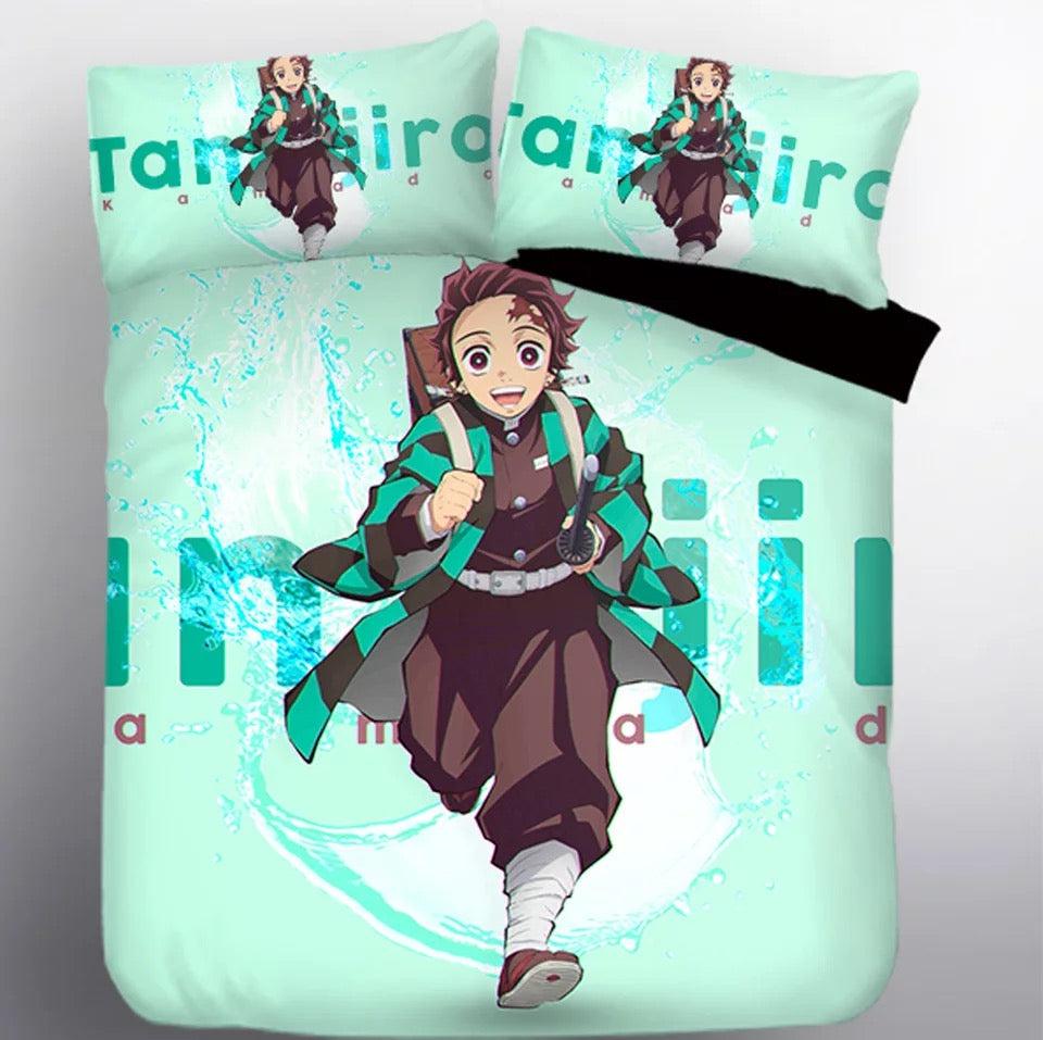 Demon Slayer Kimetsu No Yaiba Kamado Tanjirou  #4 Duvet Cover Quilt Cover Pillowcase Bedding Set Bed
