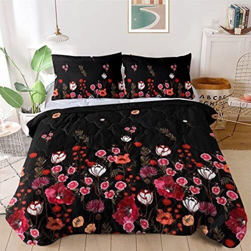 Floral Bedding Sets Beautiful Flower Garden Flower Bloom Night