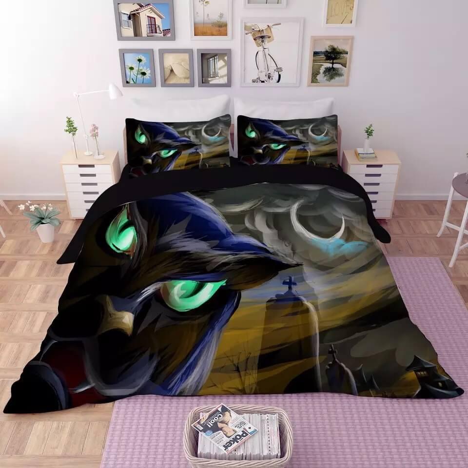 Halloween Horro Pumpkin Ghost  #18 Duvet Cover Quilt Cover Pillowcase Bedding Set Bed