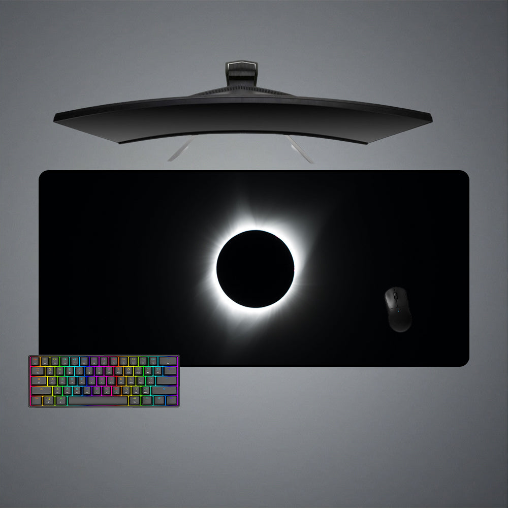 Allleftout Lunar Eclipse Design Gaming Mouse Pad, Computer Desk Mat