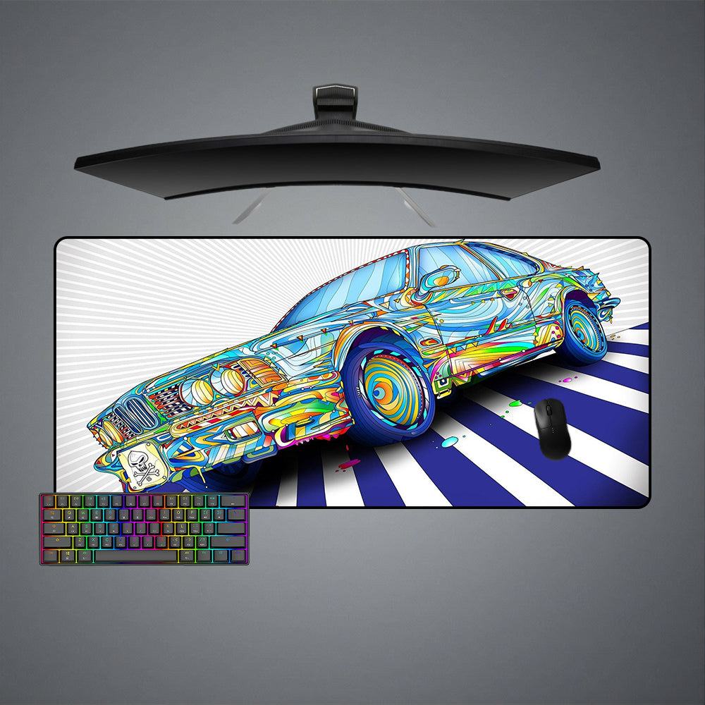 Allleftout Graffiti Car Design Gaming Mouse Pad, Computer Desk Mat
