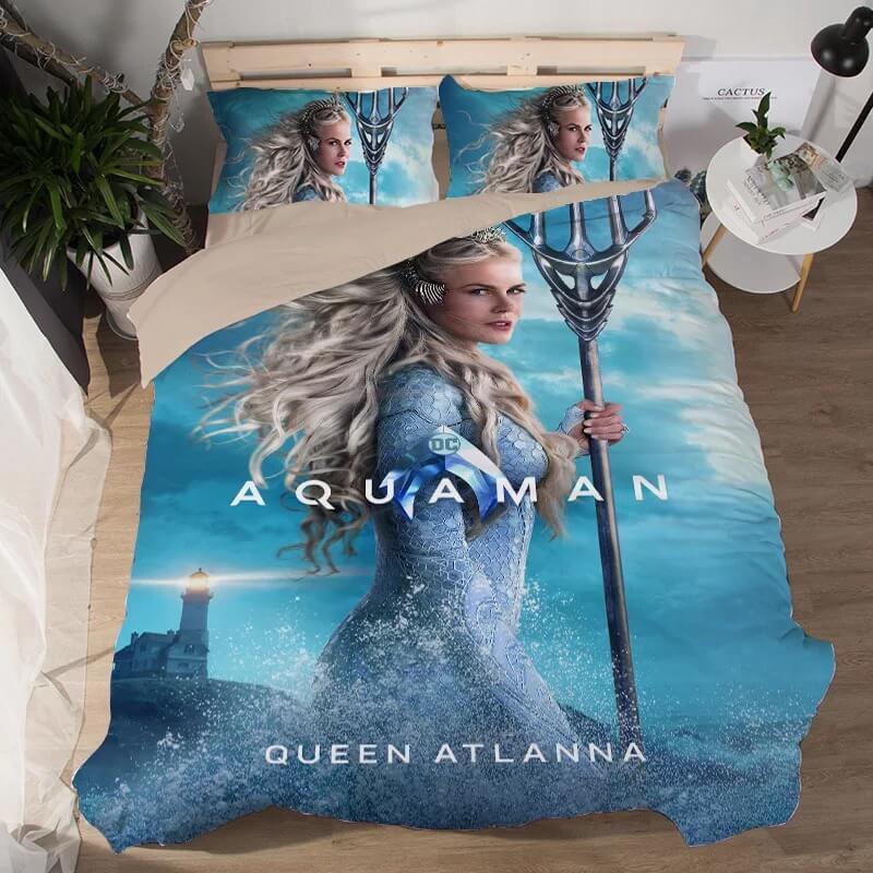 Aquaman Queen Atlanna  #2 Duvet Cover Quilt Cover Pillowcase Bedding Set Bed