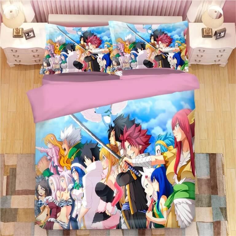Fairy Tail  #5 Duvet Cover Quilt Cover Pillowcase Bedding Set Bed