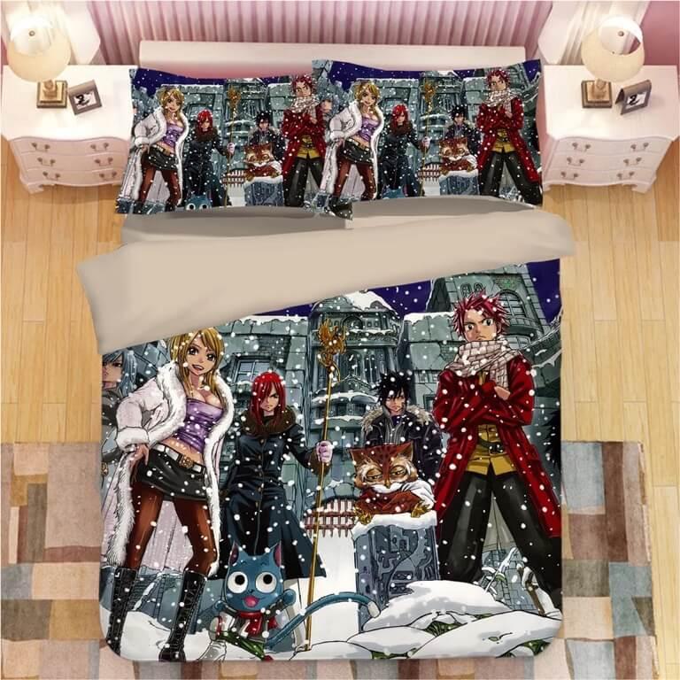 Fairy Tail  #8 Duvet Cover Quilt Cover Pillowcase Bedding Set Bed