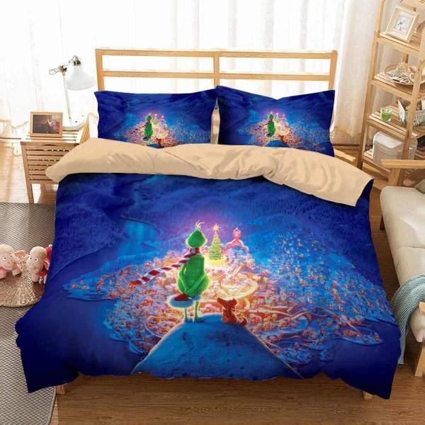 How The Grinch Stole Christmas  #2 Duvet Cover Quilt Cover Pillowcase Bedding Set Bed