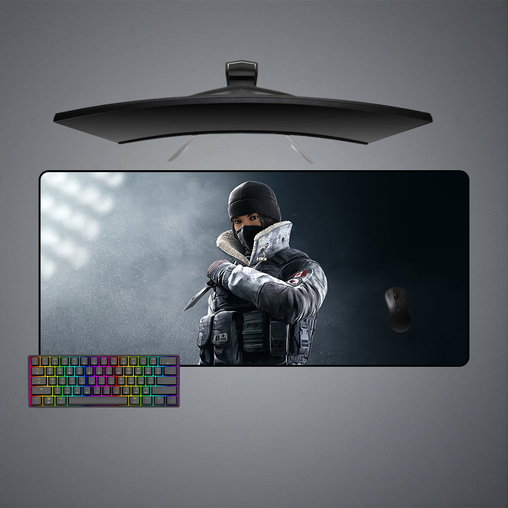 Allleftout Siege Frost Design Gaming Mouse Pad, Computer Desk Mat