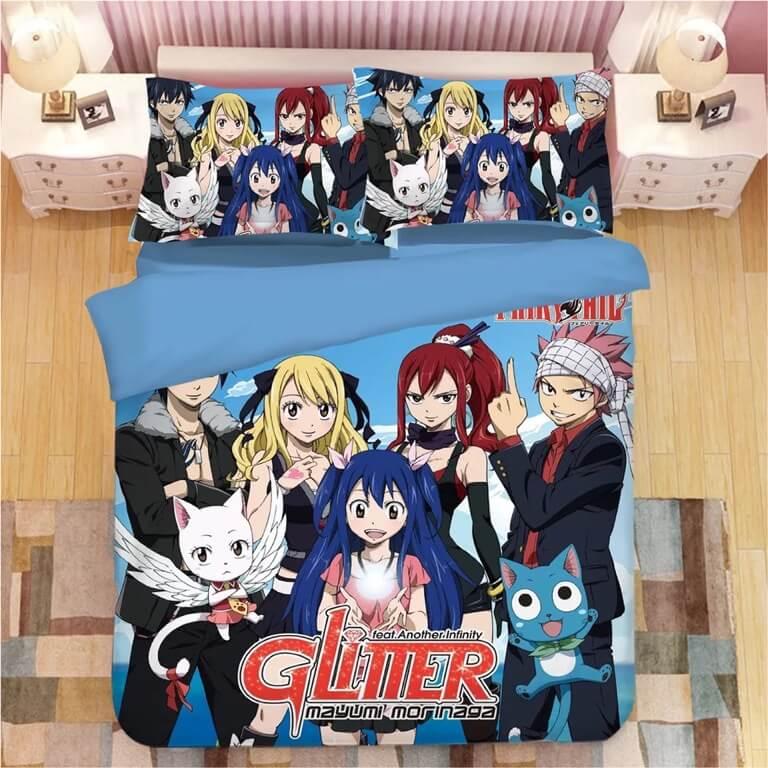 Fairy Tail  #7 Duvet Cover Quilt Cover Pillowcase Bedding Set Bed