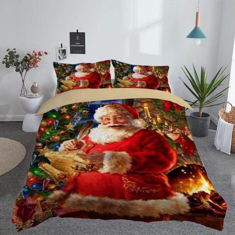 Noel Santa Claus Pine Tree Heater Wreath Merry Christmas Bedroom Decor For Son Daughter