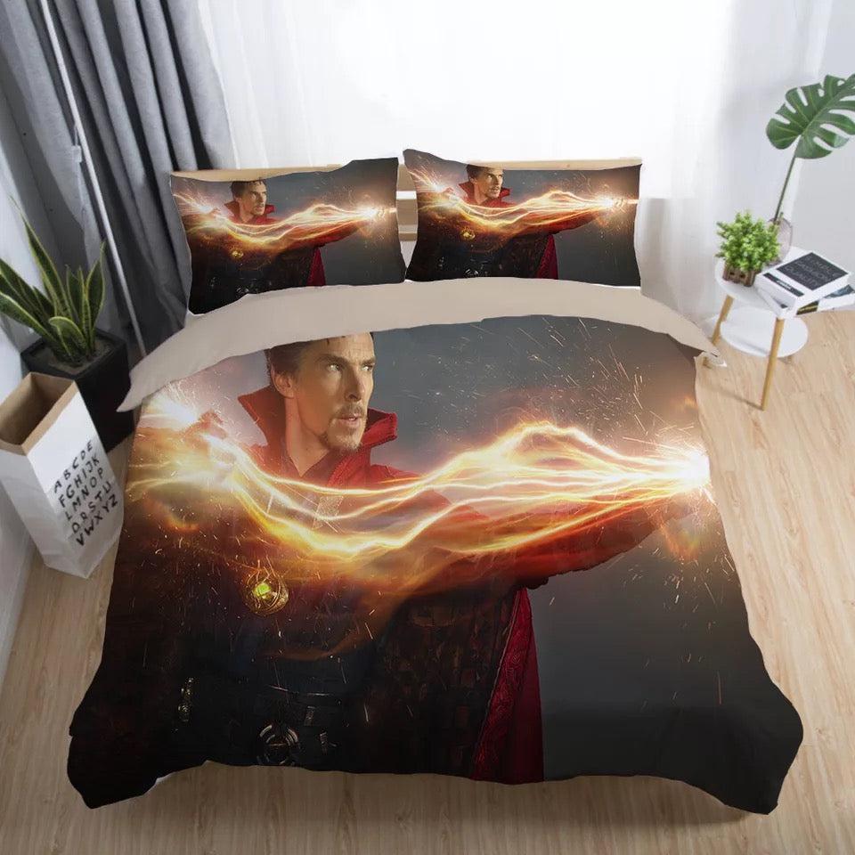 Doctor Strange Marvel Superhero  #2 Duvet Cover Quilt Cover Pillowcase Bedding Set Bed