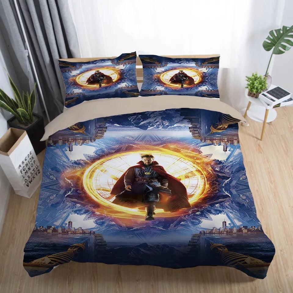 Doctor Strange Marvel Superhero  #10 Duvet Cover Quilt Cover Pillowcase Bedding Set Bed Home Decor