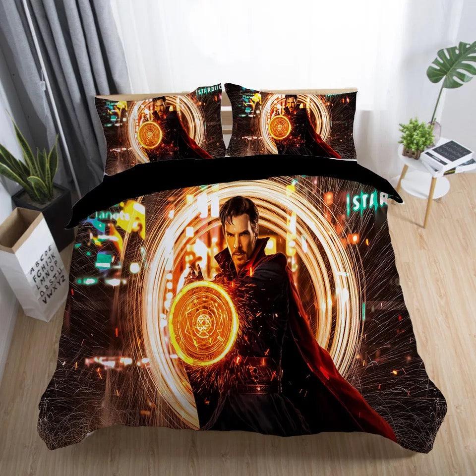 Doctor Strange Marvel Superhero  #6 Duvet Cover Quilt Cover Pillowcase Bedding Set Bed Home Decor
