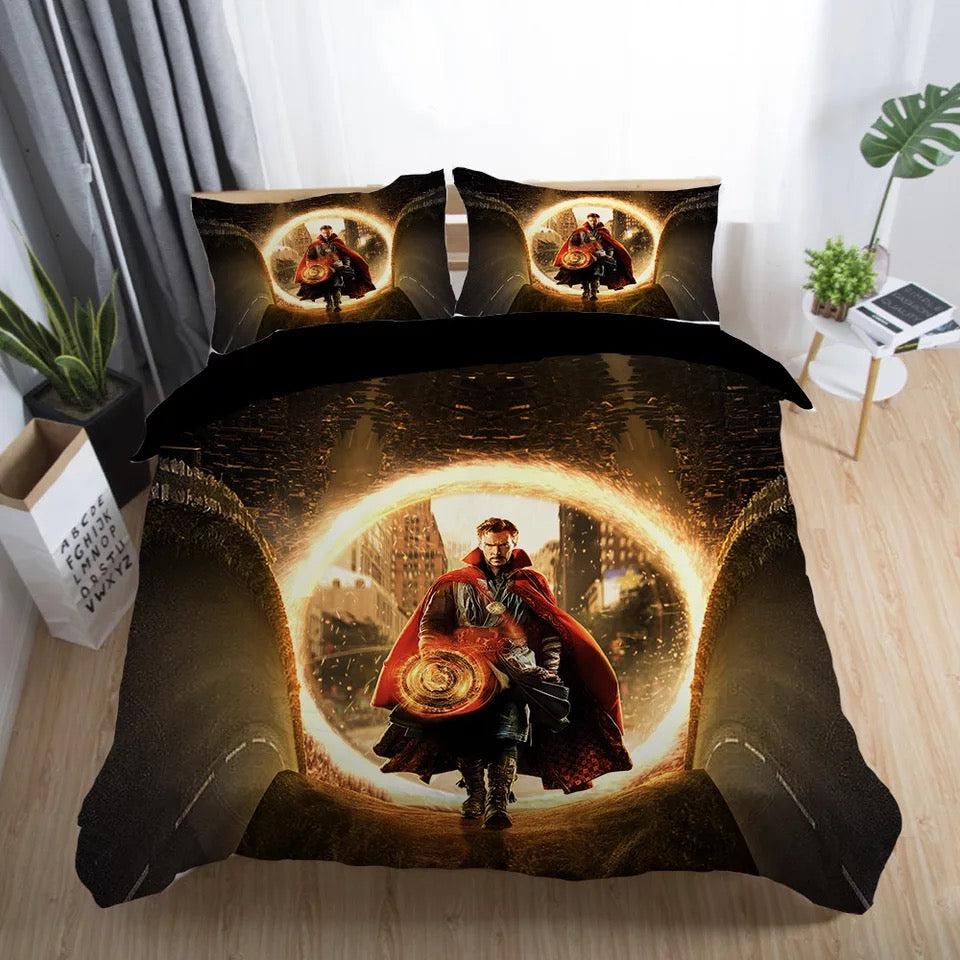 Doctor Strange Marvel Superhero  #9 Duvet Cover Quilt Cover Pillowcase Bedding Set Bed Home Decor