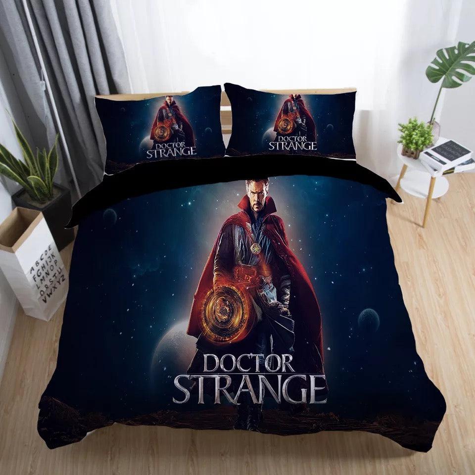 Doctor Strange Marvel Superhero  #7 Duvet Cover Quilt Cover Pillowcase Bedding Set Bed Home Decor