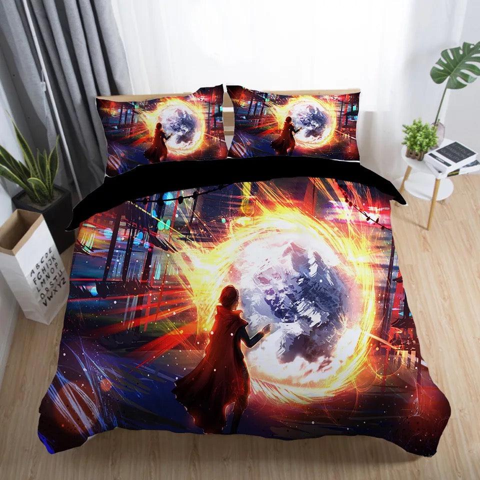 Doctor Strange Marvel Superhero  #8 Duvet Cover Quilt Cover Pillowcase Bedding Set Bed Home Decor