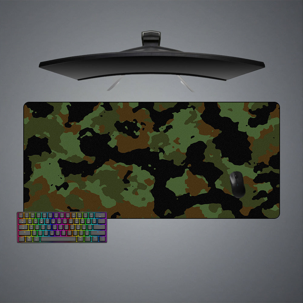 Allleftout Forest Camouflage Design Gaming Mouse Pad, Computer Desk Mat