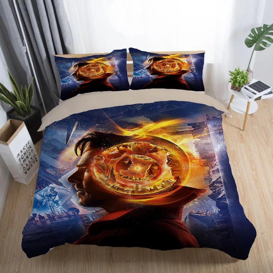 Doctor Strange Marvel Superhero  #14 Duvet Cover Quilt Cover Pillowcase Bedding Set Bed Home Decor